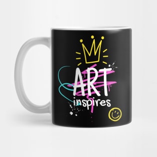 Art Inspires Graffiti Style Artist Motivation Mug